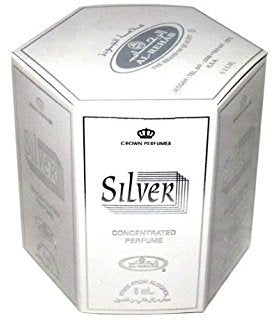Silver - 6ml (.2oz) Roll-on Perfume Oil by Al-Rehab (Crown Perfumes) (Box of 6) Beauty & Personal Care Al-Rehab