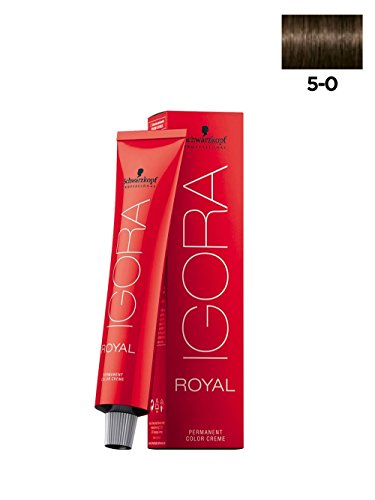 Schwarzkopf IGORA ROYAL 5-0 Light Brown Natural 60ml by Schwarzkopf Beauty & Personal Care Schwarzkopf
