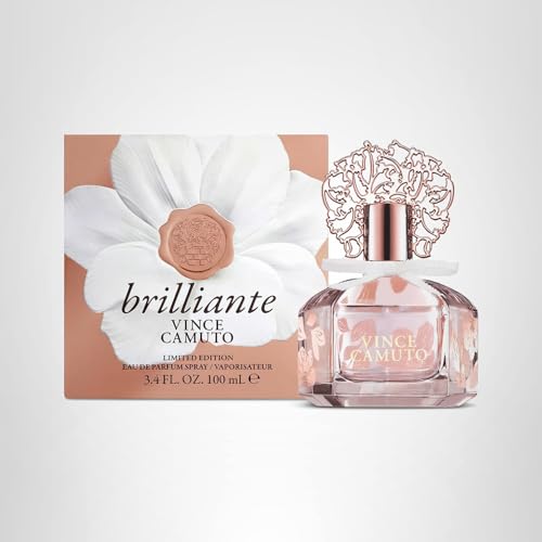 Vince Camuto Brilliante Eau de Parfum Perfume for Women, Sparkling White Floriental Fragrance, Notes of Gardenia Petals, Jasmine Sambac & Cashmere Beauty & Personal Care Pem America