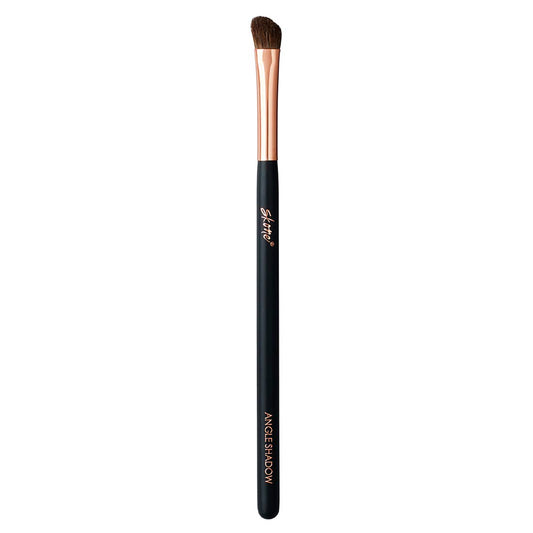 Skone Cosmetics Angle Shadow Brush - Luxe Premium Rose Gold and Synthetic Black Eye Shadow Angle Brush - Professional Grade Nylon Angled Shading Beauty & Personal Care Skone