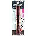 2 Packs - Maybelline New York Expert Wear Twin Brow & Eye Liner Pencils Dark Brown - 4 Pieces Beauty & Personal Care MAYBELLINE