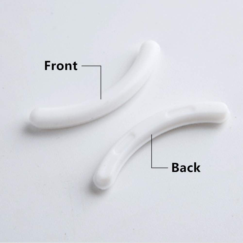 24 Pcs Curler Refill Eyelash Curler Refill Pads Silicone Rubber Soft Curler Replacement Refills Pads for Universal Eyelash Curler (White) Beauty & Personal Care Anzline
