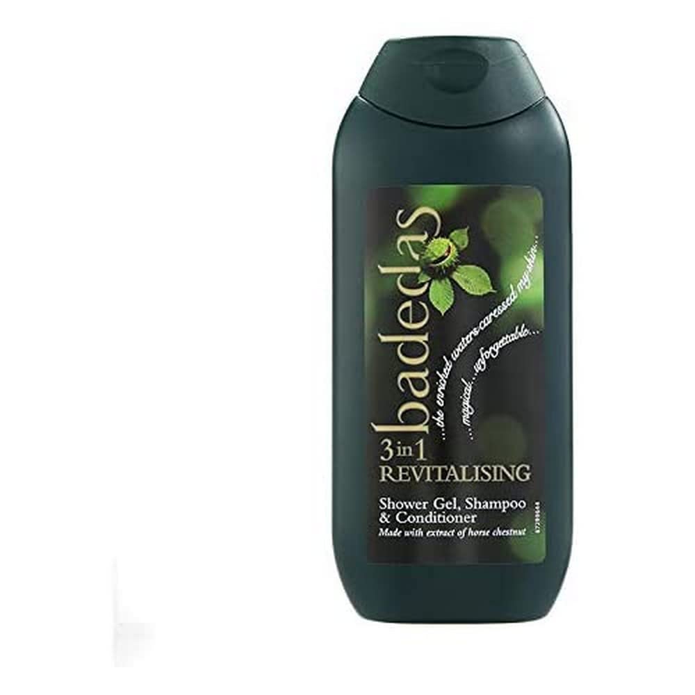 Badedas 3in1 Revitalising Shower Gel, Shampoo & Condtioner 6x200ml Beauty & Personal Care Badedas