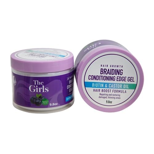 Dr Girls Super Grow Loc & Twists Braiding Conditioning Gel/9.8oz/ Extra Mega Hold (Blueberry) Beauty & Personal Care R&B Collection