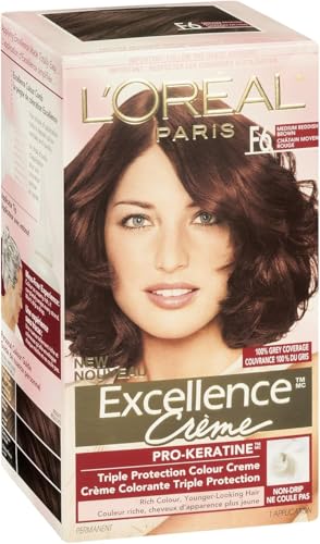 L'Oreal Paris Excellence Creme Triple Protection Haircolor, Medium Reddish Brown [5RB] 1 ea Beauty & Personal Care L'Oreal Paris