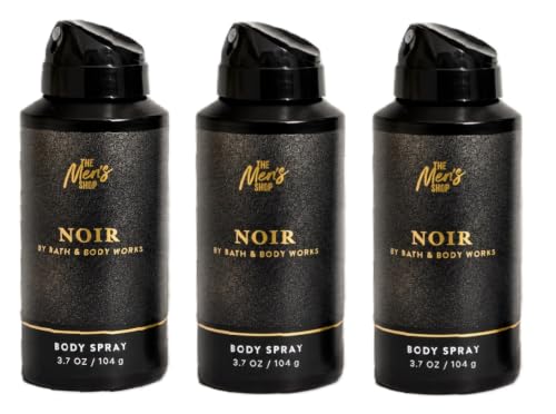 Bath & Body Works The Men's Shop Body Spray - Pack of 3 (Noir)
