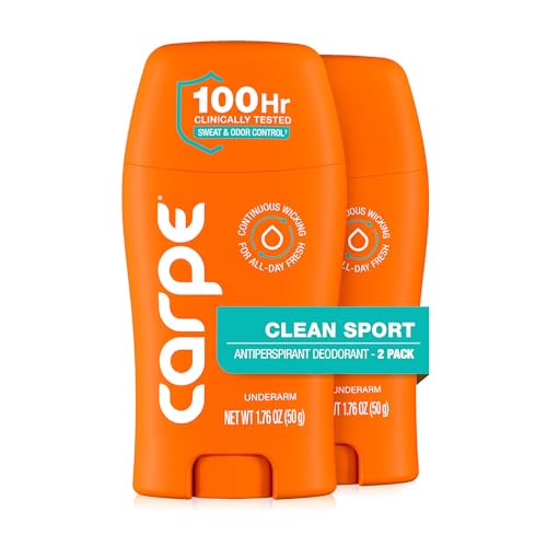 Carpe Underarm Deodorant Antiperspirant - Extra Strength Men's Antiperspirant with 100 Hour Sweat Control - Deodorant for Men - Helps Eliminate Odor Beauty and Personal Care Carpe