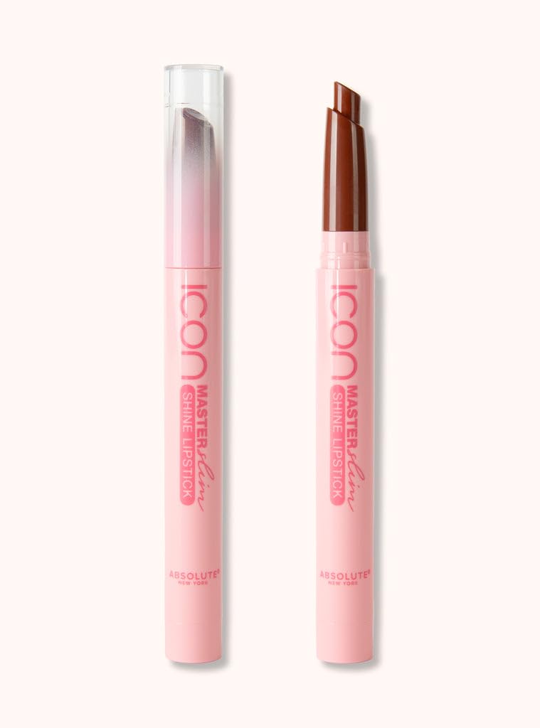 Absolute New York Master Slim Lipstick, Transfer Proof, Intense Pigment, Light-Weight, Buildable Color, Ultra-Shiny, Shine Slim Lipstick (MLSS30 Beauty & Personal Care Absolute New York