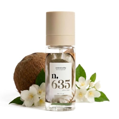 Noteworthy n,635 Coco Sol Body Mist - Marshmallow • Coconut Sugar • Jasmine • Tiare • Vanilla • Amber • Sandalwood | Beachy Gourmand Mist Beauty & Personal Care Noteworthy