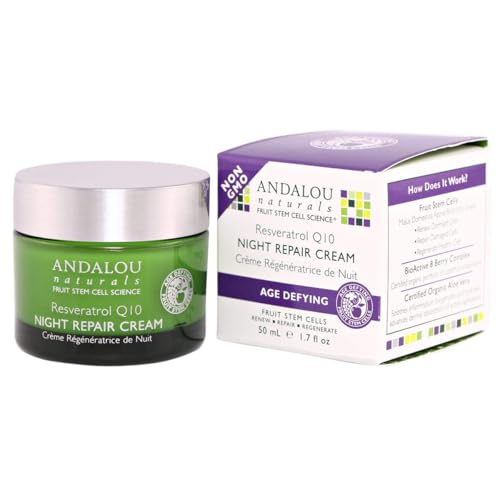 Andalou Naturals Night Crm Repair Resvrtrl 1.7 Fl Oz(Pack of 1) Beauty & Personal Care Andalou Naturals