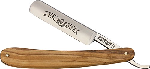 Giesen & Forsthoff TIM370-BRK Straight Razor Olive Wood Beauty and Personal Care Giesen & Forsthoff