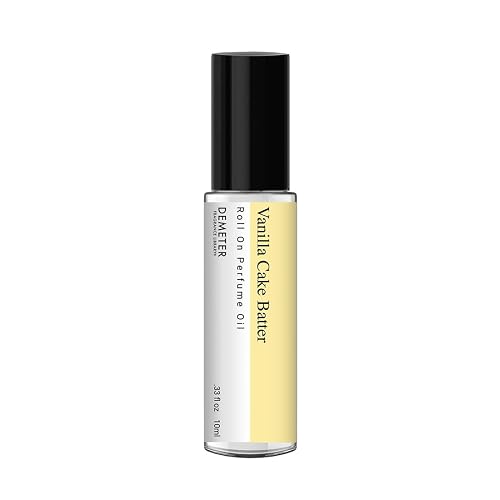 DEMETER Vanilla Cake Batter Roll On Perfume Oil, 0.33 Oz, Long-Lasting Beauty & Personal Care DEMETER