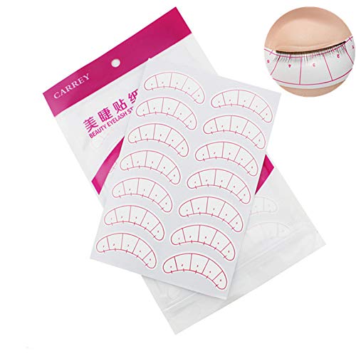 140 Pcs Paper Patches 3D Eyelash Under Eye Pads Patch Lash False Eyelash Extension Paper Patches Eye Tips Sticker Wraps Make Up Tools beauty eyelash Beauty & Personal Care BEMLP