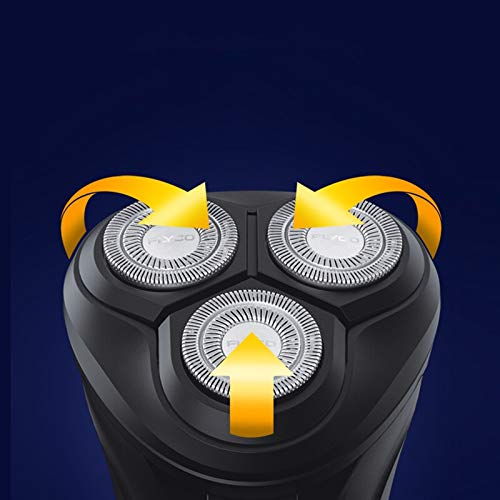ZUIAI Electric Shaver Men's Rechargeable Shaver Full Body Washable Shaver Dry and Wet Shave Beauty and Personal Care ZUIAI