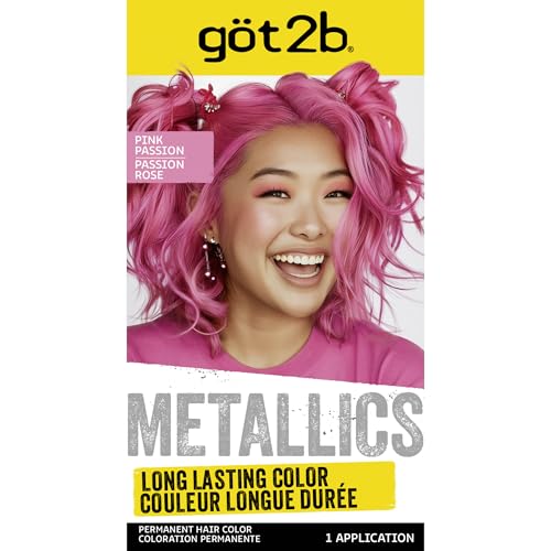 Got2b Metallics, Permanent Hair Color, M87 Pink Passion Beauty & Personal Care Got2B