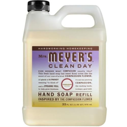 MRS MEYER'S Compassion Flower Hand Soap Refill, 33 OZ Beauty & Personal Care Mrs. MEYER'S