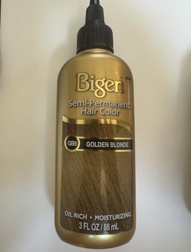 Bigen Semi-Permanent Haircolor #Gb6 Golden Blonde 3 Ounce (88ml) (3 Pack) Beauty & Personal Care Bigen