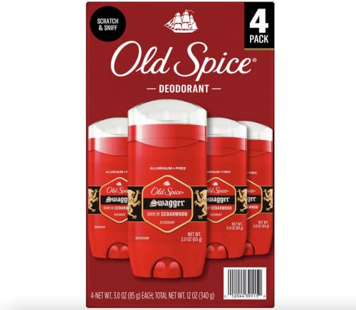 Old Spice Swagger Deodorant Aluminum Free 3 oz, 4-pack Beauty and Personal Care binoa
