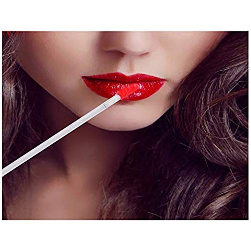 WOIWO 50 Pcs Disposable Tipped Lip Gloss Wands Applicator, Lip Brushes Make Up Beauty Tool,Clear Beauty & Personal Care WOIWO