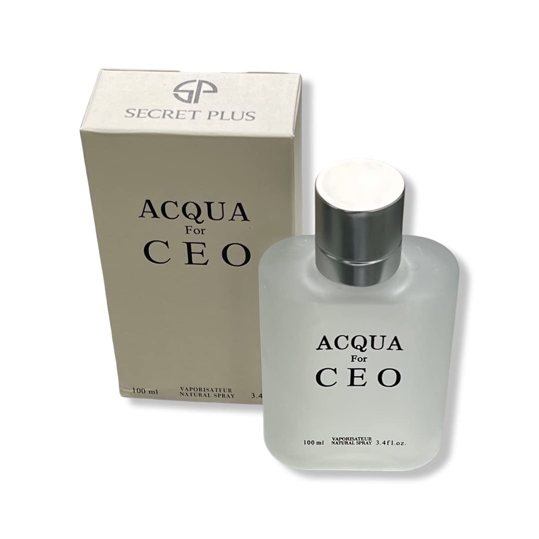 ACQUA for CEO by Secret Plus - Eau De Toilette Men's Daywear Cologne 3.4 Fl Oz - Aromatic Marine Nuances Beauty & Personal Care Secret Plus