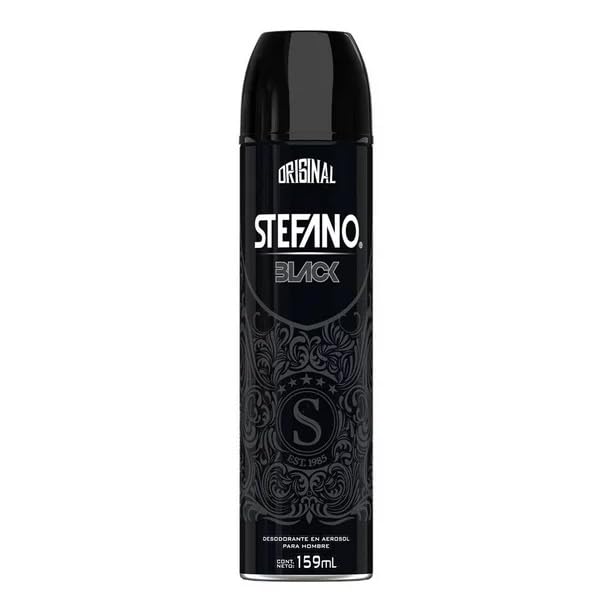 Stefano Black Desodorante / Deodorant Spray by Lournay 4.3 Oz (125 grs) by Stefano Beauty and Personal Care Stefeno