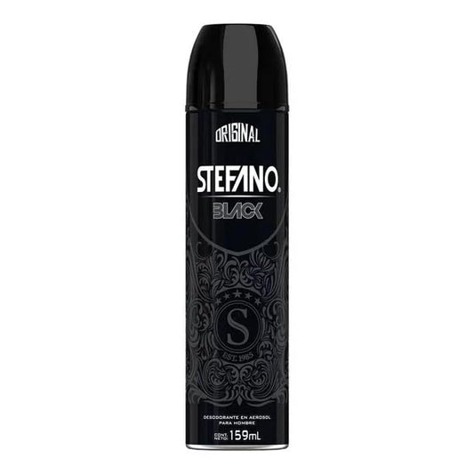 Stefano Black Desodorante / Deodorant Spray by Lournay 4.3 Oz (125 grs) by Stefano Beauty and Personal Care Stefeno