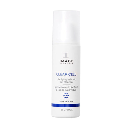 IMAGE Skincare, CLEAR CELL Salicylic Gel Cleanser, Gentle Foaming Face Wash Removes Excess Oil and Shine for Oily Prone Skin, 6 fl oz Beauty & Personal Care IMAGE Skincare