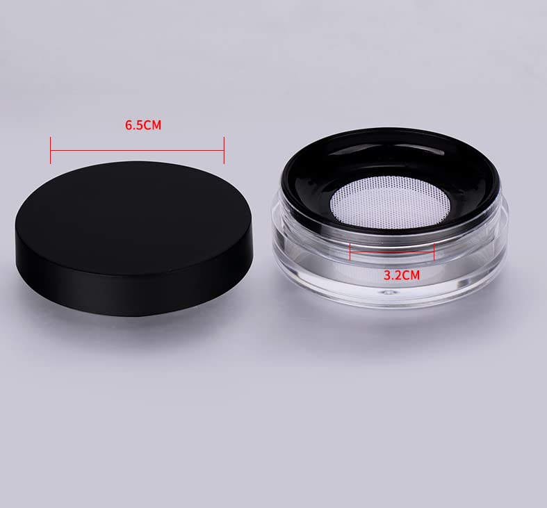 HLLMX 2 PCS Empty Loose Powder Container 10g Reusable Loose Powder Compact Case Make Compact Container DIY Makeup Powder Case with Sponge Powder Beauty & Personal Care Duehut