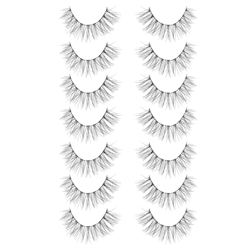 Onlyall False Eyelashes Lashes Strips Natural Lashes Natural Looking P12 Beauty and Personal Care Onlyall Default Title