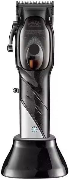 QDKVTNDJZ Professional Hair Clippers for Men, Rechargeable Cordless Barber for Cutting, Carbon Steel Blade Trimmers for Barbers, 9000RPM, 4 Guide Beauty and Personal Care QDKVTNDJZ
