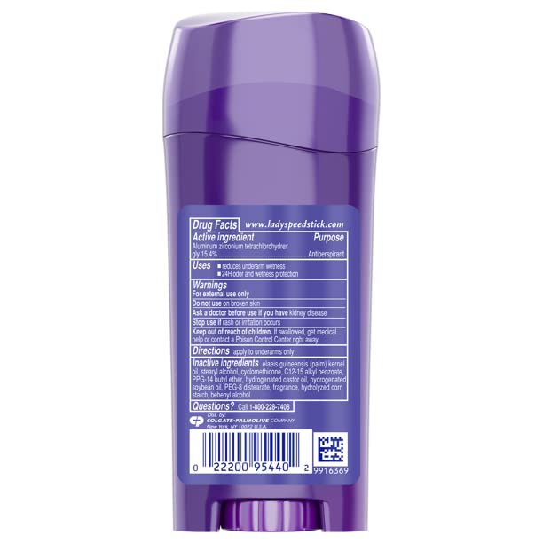Lady Speed Stick Deodorant 2.3 Ounce Powder Fresh Invisible Dry (65ml) (3 Pack) Beauty and Personal Care Lady Speed Stick