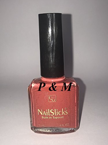 COVERGIRL NAILSLICKS Built-in TOP Coat Creme Nail Polish .4 OZ / 11 ML # 600 Sienna Clay