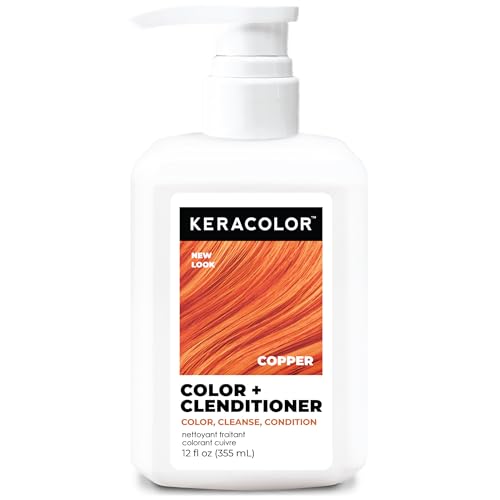 Keracolor Clenditioner COPPER Hair Dye - Semi Permanent Hair Color Depositing Conditioner, 12 Fl. Oz. Beauty and Personal Care KERACOLOR Default Title