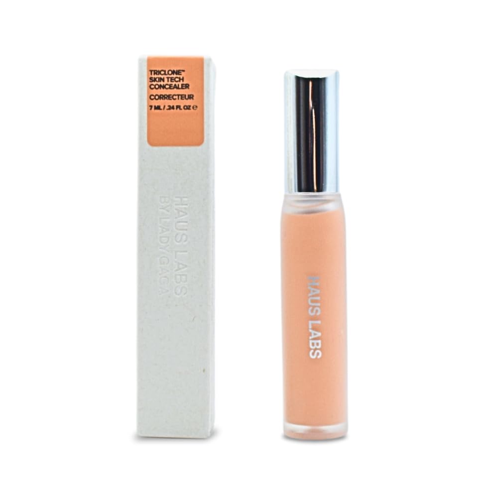 HAUS LABS BY LADY GAGA Triclone Skin Tech Hydrating + De-puffing Concealer with Fermented Arnica 22 Light Medium Peach