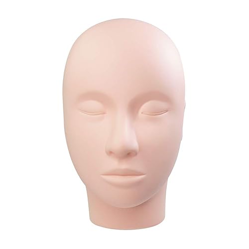 LASHVIEW Lash Mannequin Head, Practice Training Head for Make Up and Lash Extention,Cosmetology Face Head,Soft-Touch Rubber,Easy to Clean by Skincare Beauty & Personal Care LASHVIEW