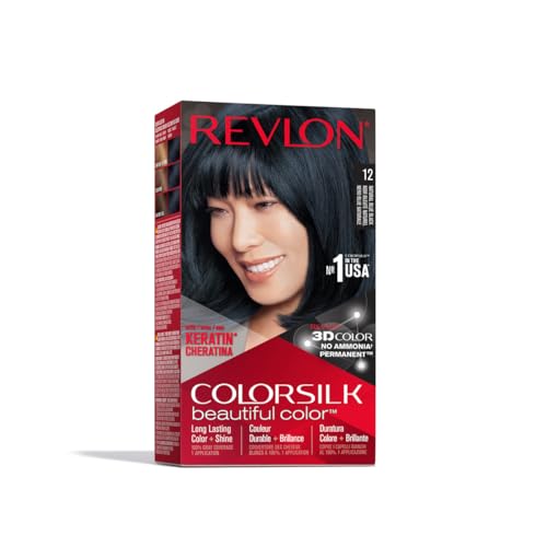 COLORSILK # 12 NAT BLUE BLACK Beauty & Personal Care REVLON