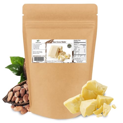 2 Lb Cocoa Butter: Pure, Raw, Unprocessed. Incredible Quality and Scent. Use for Lotion, Cream, Lip Balm, Oil, Stick, or Body Butter. NON-GMO By Beauty & Personal Care SAAQIN