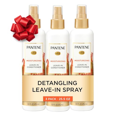 Pantene Conditioning Detangler Spray, Pro-V Repair & Protect, Nutrient Boost for Damaged Hair, Antioxidant Enriched, Leave-In Conditioner, Smooth Beauty & Personal Care Pantene