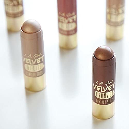 L.A. Girl Velvet Contour Sticks, Blush Crushed Berry Beauty & Personal Care L.A. Girl