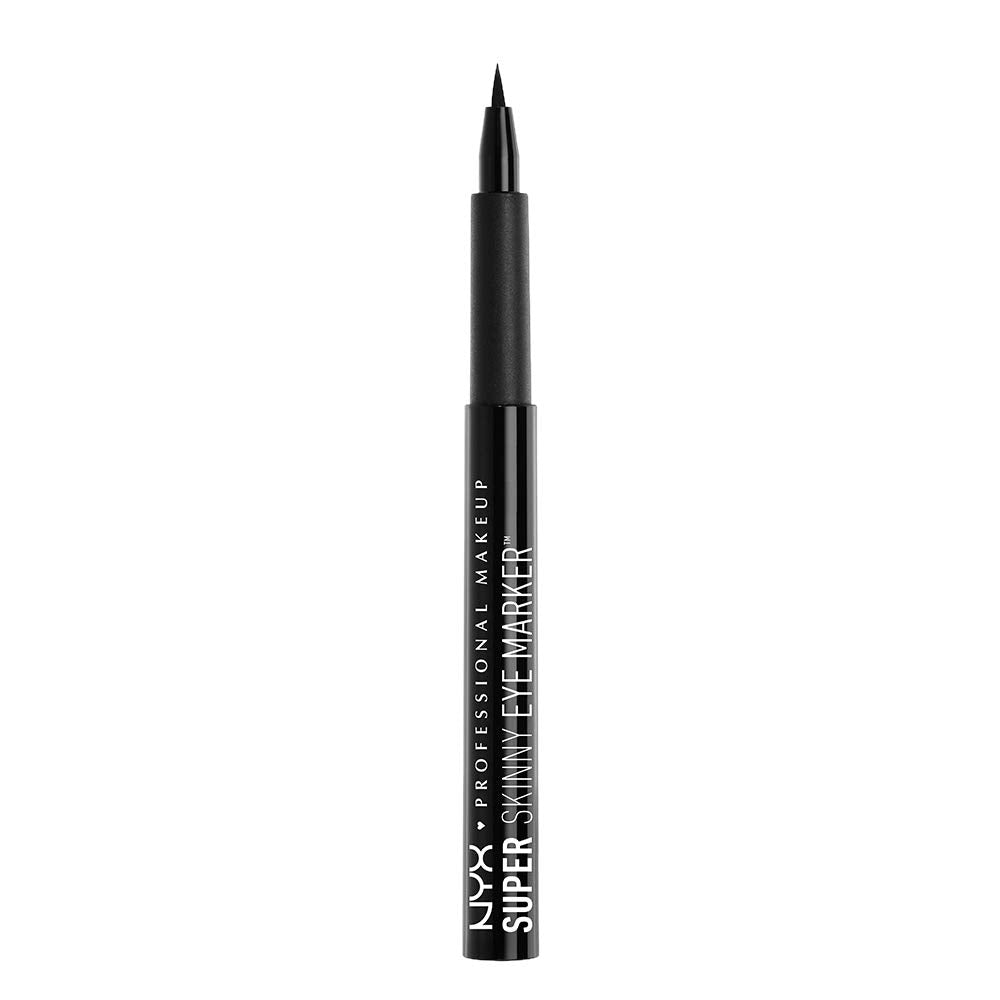 NYX PROFESSIONAL MAKEUP Super Skinny Eye Marker, Liquid Eyeliner, Carbon Black Beauty & Personal Care NYX PROFESSIONAL MAKEUP