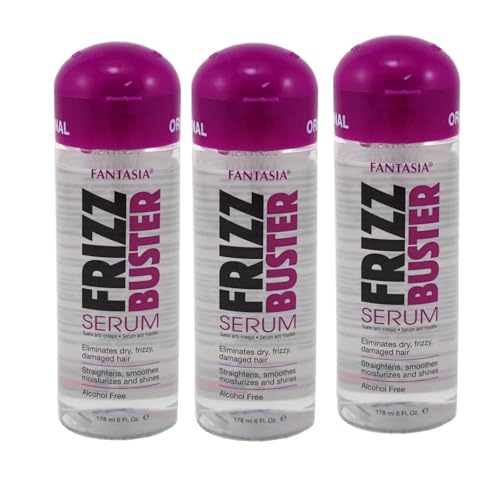 Fantasia Serum Frizz Buster 6 Ounce Bonus (177ml) (3 Pack) Beauty & Personal Care Fantasia