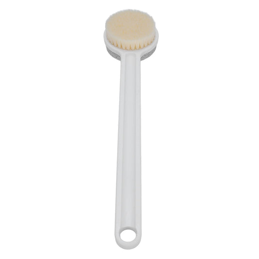 Saluaqui Pumice Stone Shower Brush 2 in 1 Reusable Long Handle Foot Scrubber for Deep Cleansing Soft Skin Exfoliation Bath and Shower Use Sturdy PP Beauty and Personal Care Saluaqui
