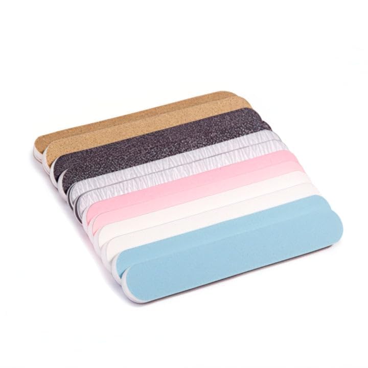 Iridesi Professional Colorful Mini Finger Nail Files Washable Emery Boards 3-1/2 Inches Long 12 Fingernail Files Per Pack Beauty & Personal Care Iridesi