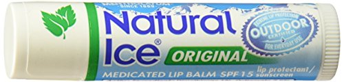 Mentholatum Natural Ice Lip Balm Original SPF 15 1 Each Beauty & Personal Care Mentholatum
