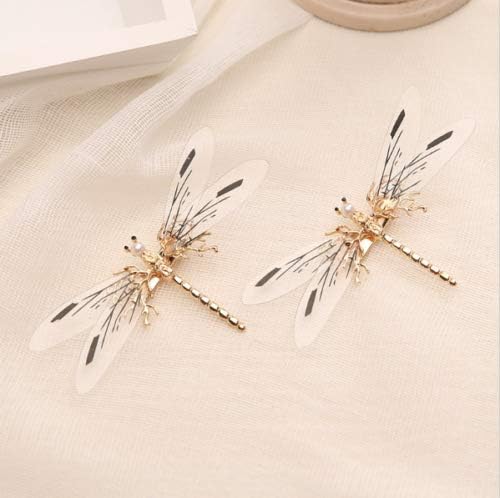 canjoyn 3 Pcs Baroque Fancy Gold Tone Alligator Hair Clips Dragonfly Starfish Hair Clips Bridal Pearl Prom Hair Pins Wedding Hair Barrette Accessories Beauty & Personal Care canjoyn