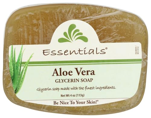 Clearly Natural Essentials Aloe Vera Pure and natural glycerine soap 4 oz Beauty & Personal Care Clearly Natural