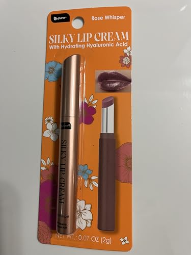 B.pure Silky Lip Cream with Hydrating Hyaluronic Acid, Rose Whisper, 0.07 oz (2g) Beauty and Personal Care b.pure