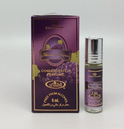 AlRehab Grapes - 6ml (.2 oz) Perfume Oil by AlRehab 3 pack Beauty & Personal Care Al-Rehab