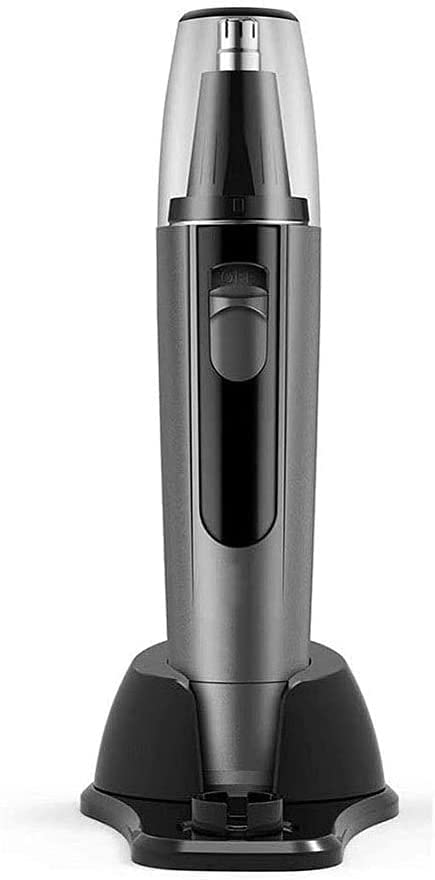 LEONYS Nose and Ear Hair Trimmer Men's Wet/Dry Trimmer, Portable Ear Nose Hair Trimmer, Battery-Operated, Waterproof Stainless Steel Head Cleaning Beauty and Personal Care LEONYS