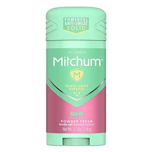 Women's Deodorant by Mitchum, Solid Antiperspirant Deodorant Stick, Powder Fresh, 2.7 Oz (Pack of 1) Beauty and Personal Care Mitchum